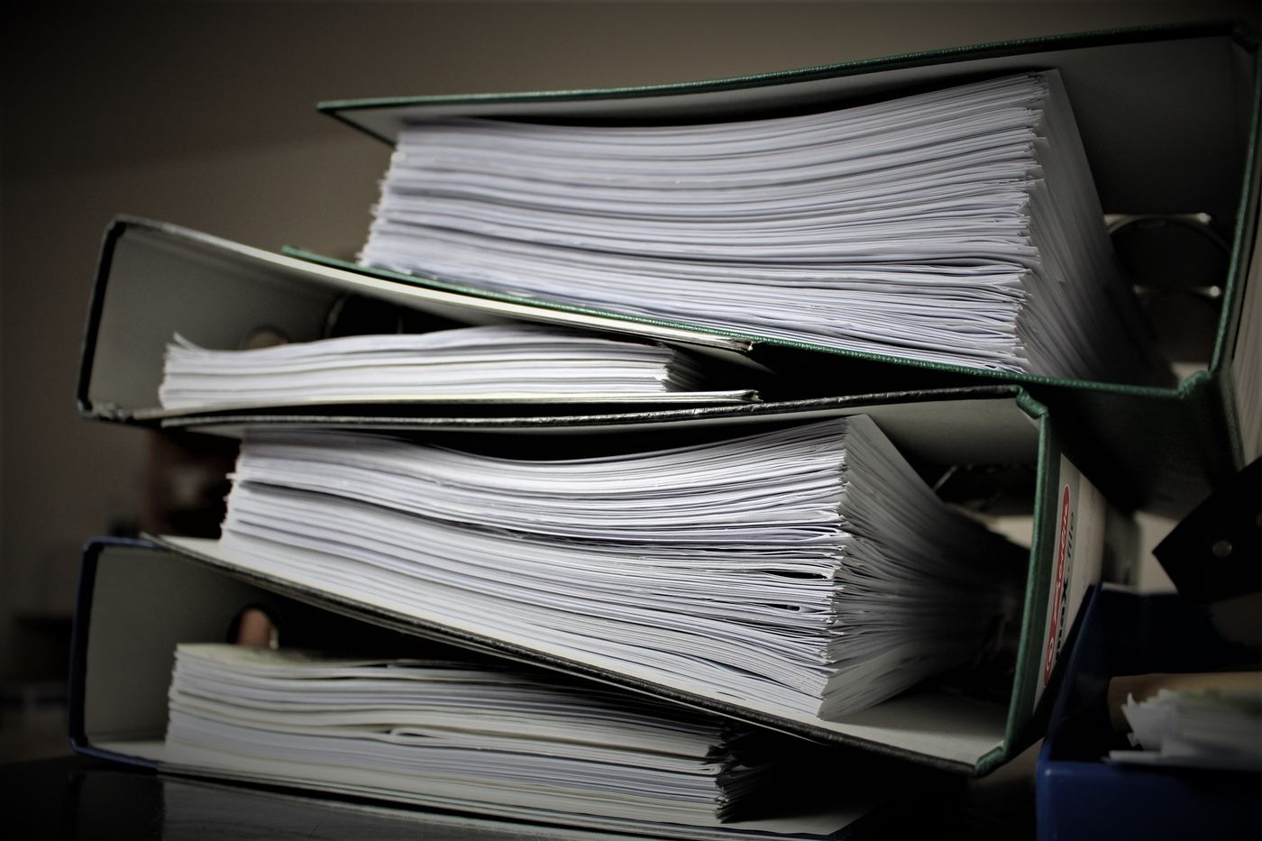 Organised property document folders
